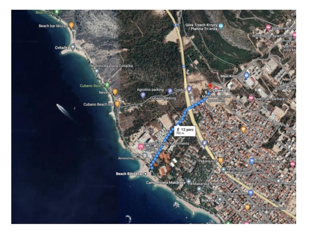Appartamento Makazura Sunset Makarska Esterno foto
